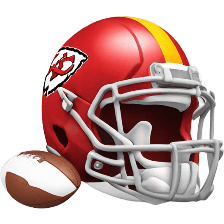 Chiefs football deflated  emoji