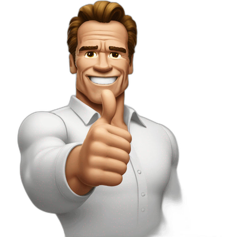 Arnold Schwarzenegger thumb up emoji