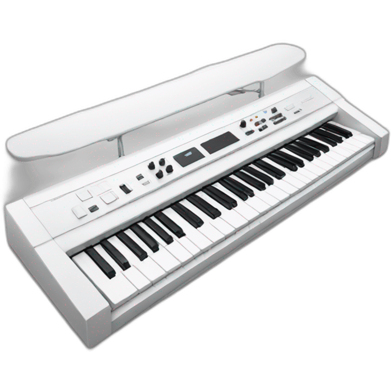 white synthesizer emoji