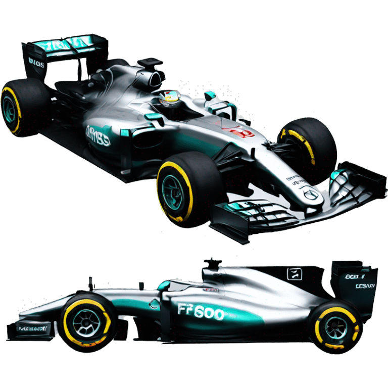 mercedes f1 car emoji