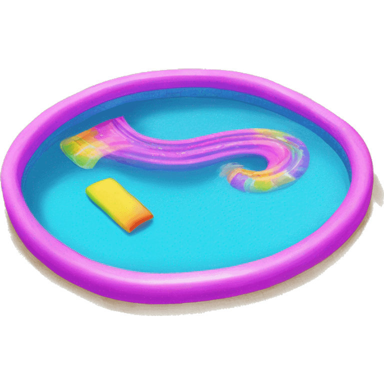 lisa frank pool emoji