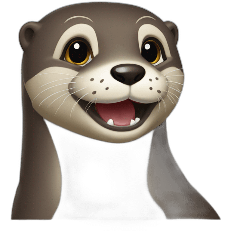 Une loutre emoji