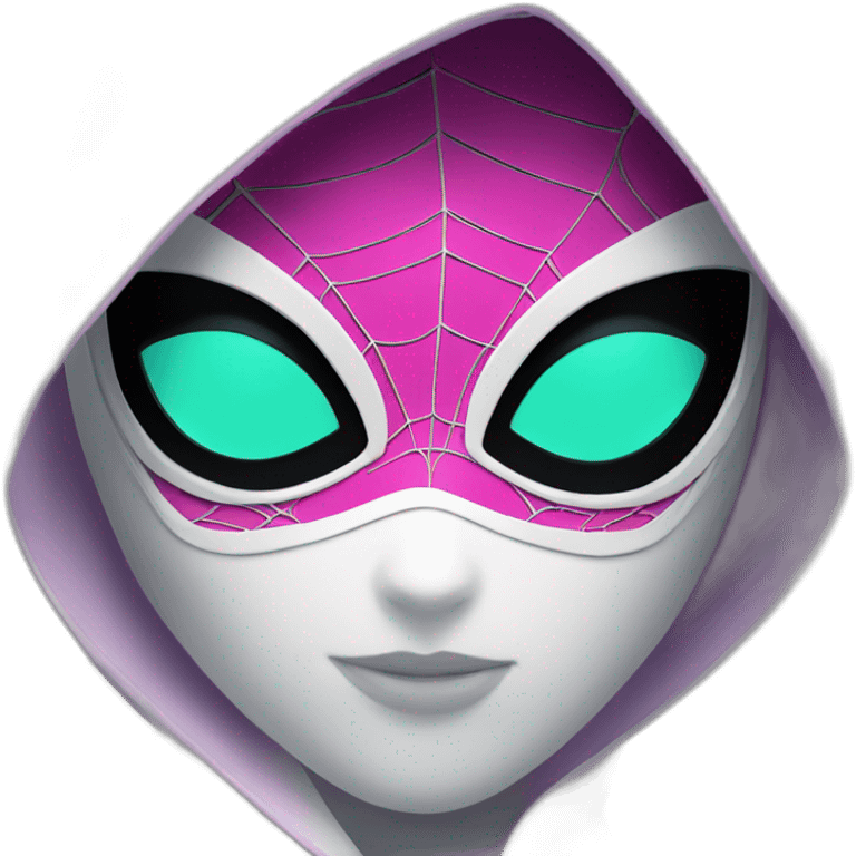 Spider Gwen in mask emoji