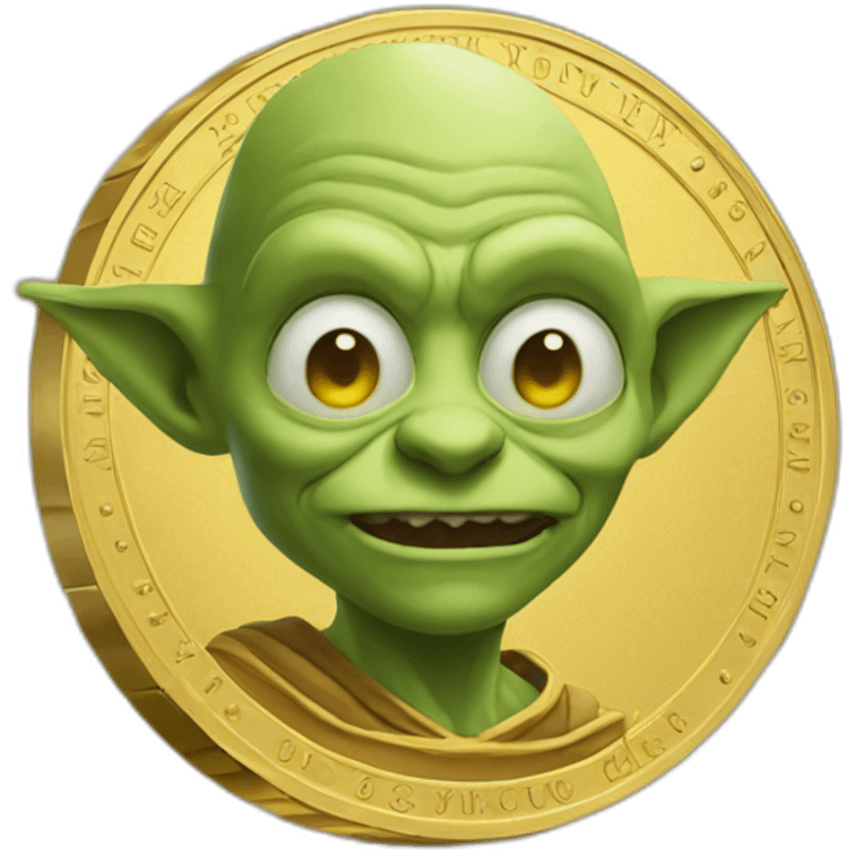 gold coin goblin emoji