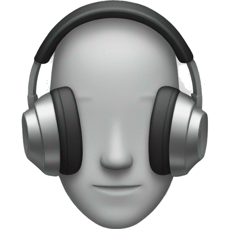 man headphone emoji