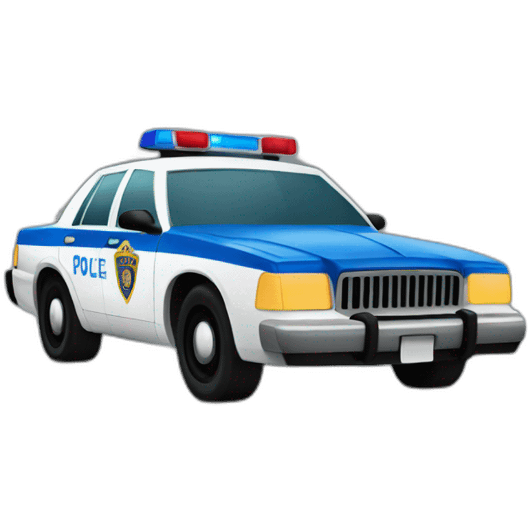 police car emoji