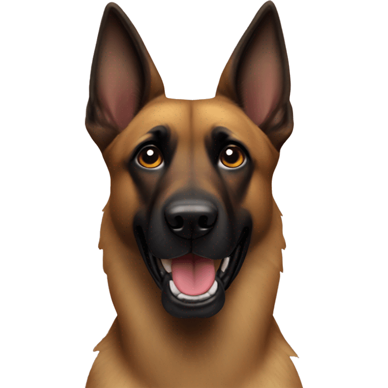 fluffy belgian Malinois emoji