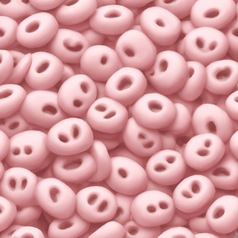 pale pink cereal emoji