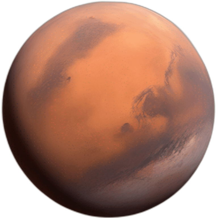 Mars red planet emoji