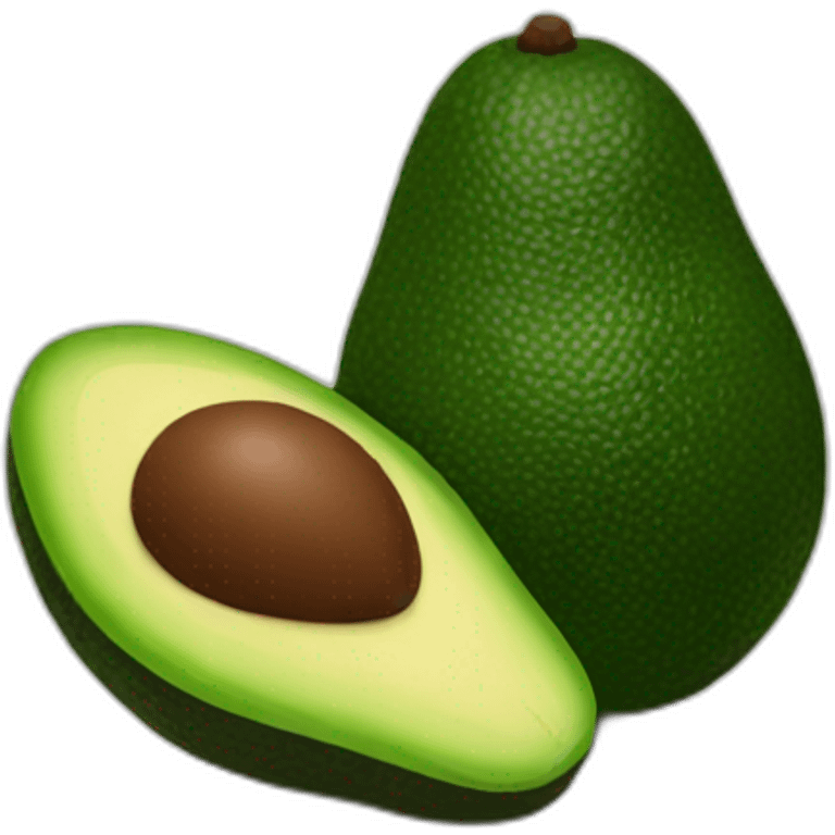 eating an avocado emoji