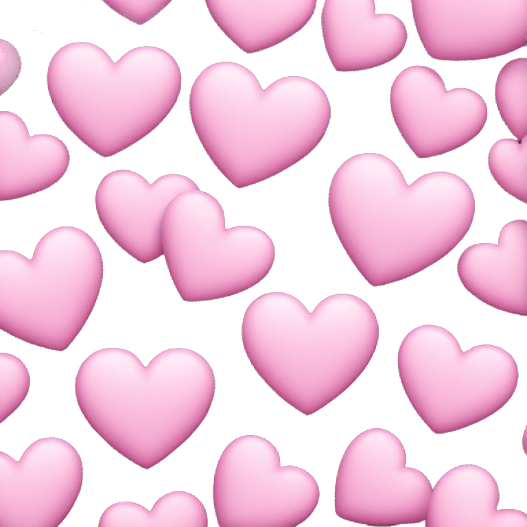 Pink pastel heart emoji