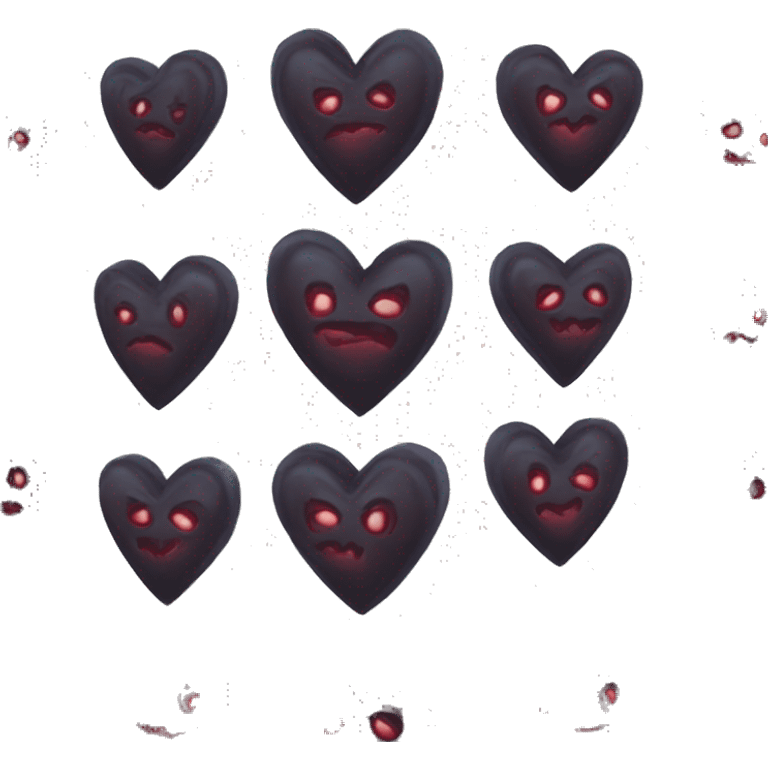 Gothic heart emoji