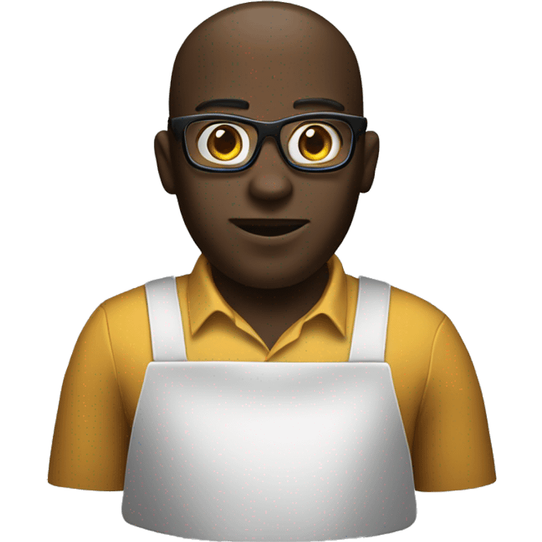 African geek cooking computer code emoji