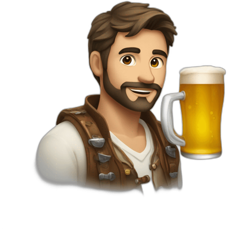 arnaud tsmare drink a beer emoji