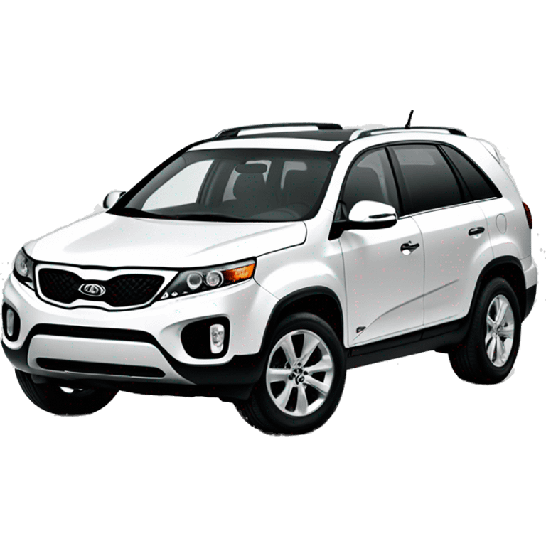 White 2012 Kia sorento emoji