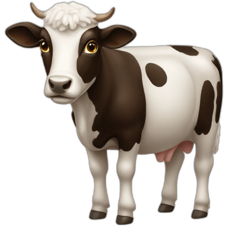 Vache sur mouton emoji