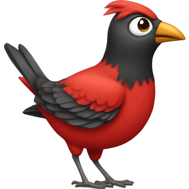 Red bird emoji emoji