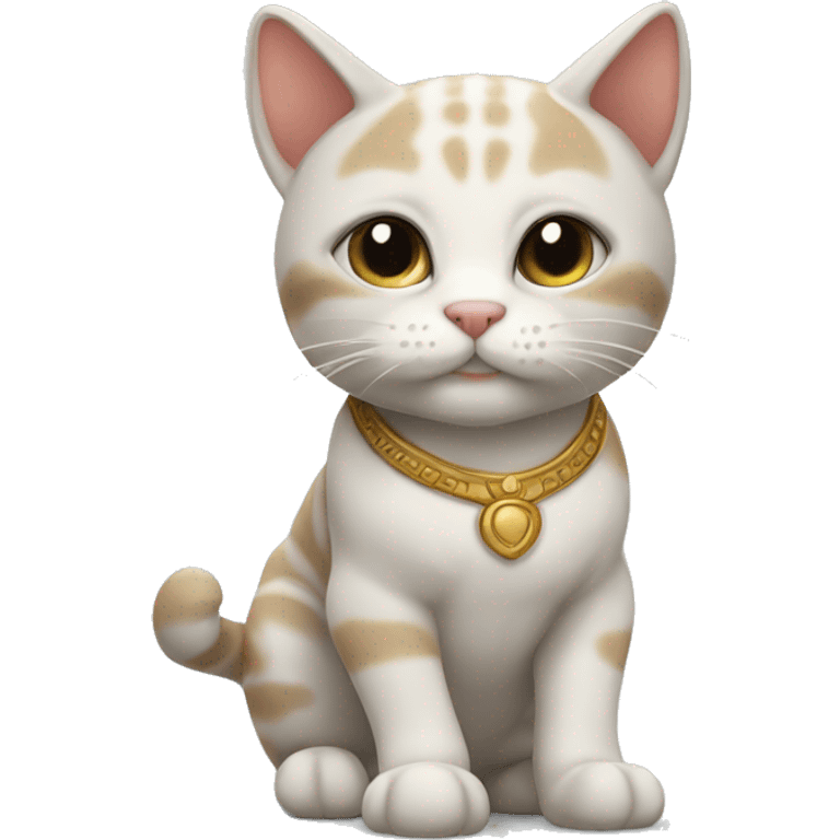 Cute Roman skin cat  emoji