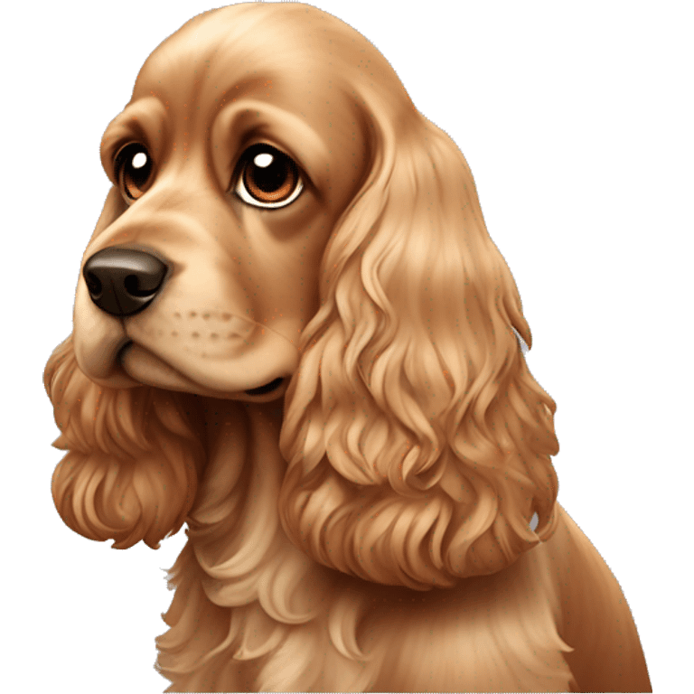 Cocker spaniel similar to Lady emoji