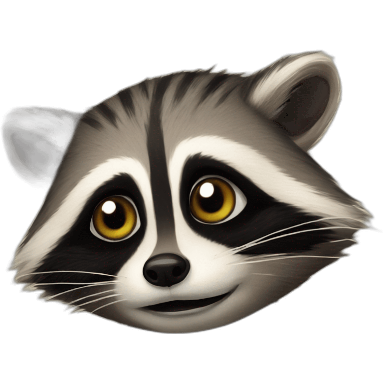 racoon edward munch emoji