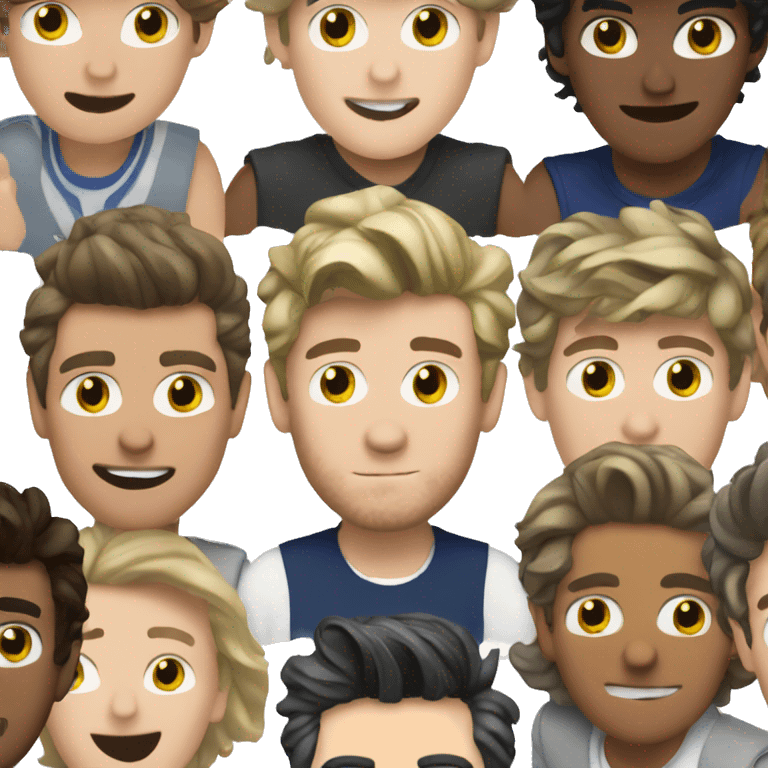 One direction boy band emoji