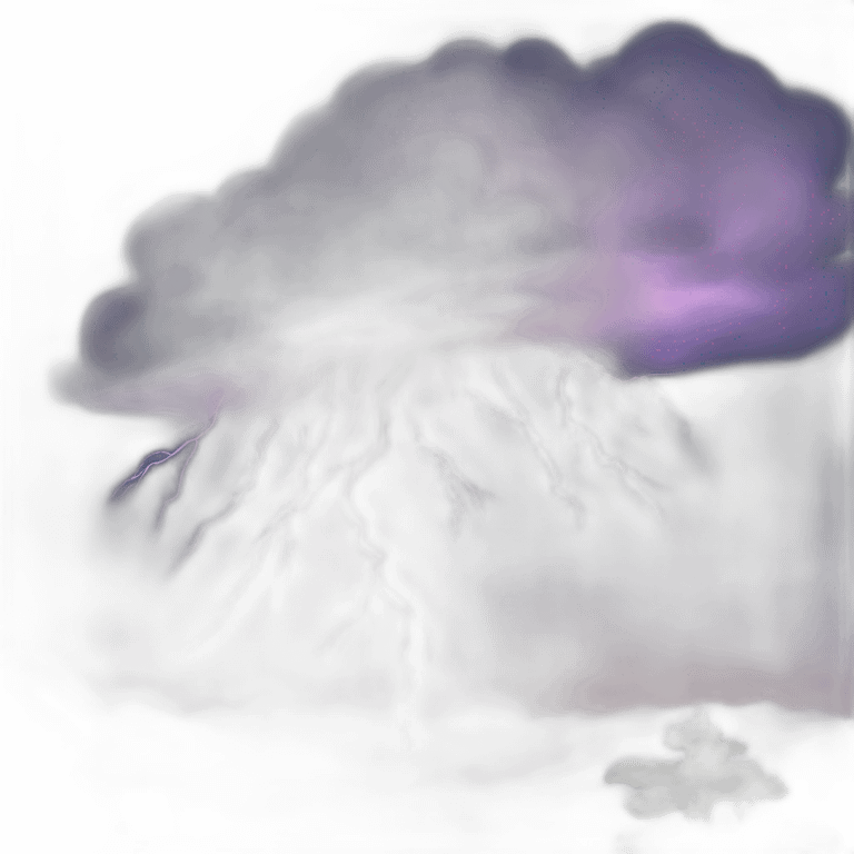 Thunderstorm emoji