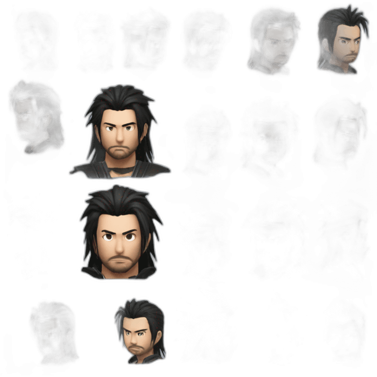 Final fantasy 7 remake zack emoji