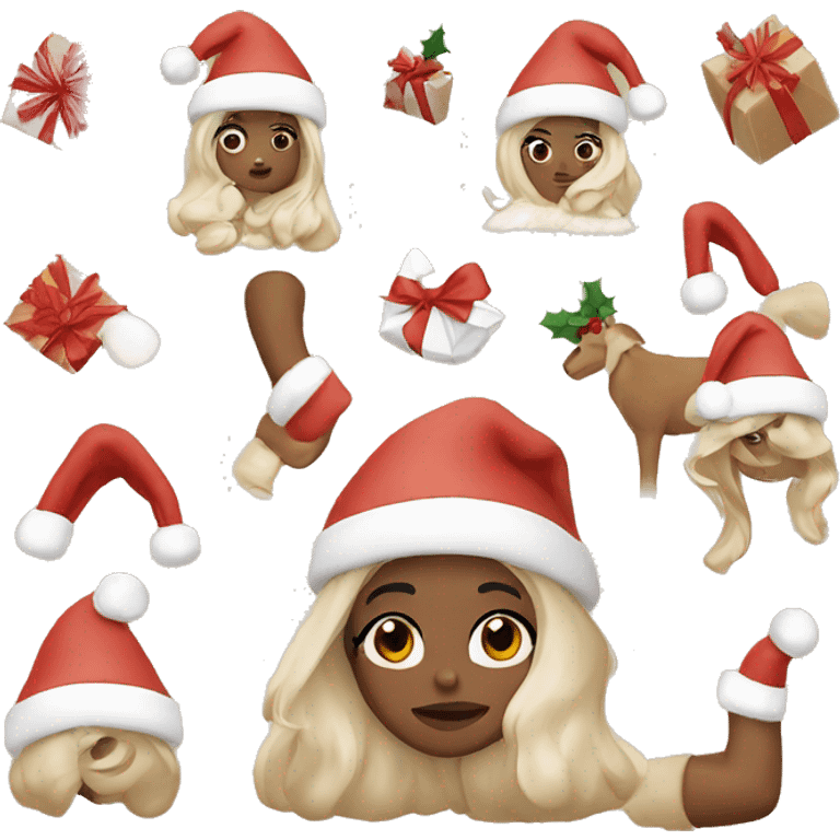 Beige Christmas ￼ emoji