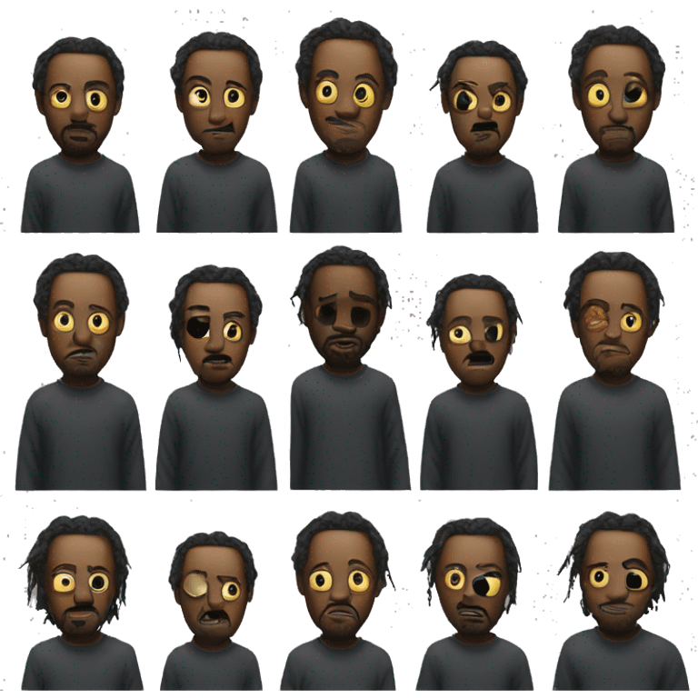 Kendrick Lamar as the boogeyman  emoji