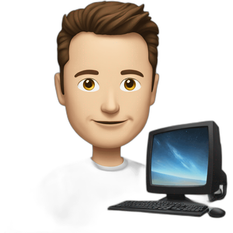 Elon musk computer  emoji