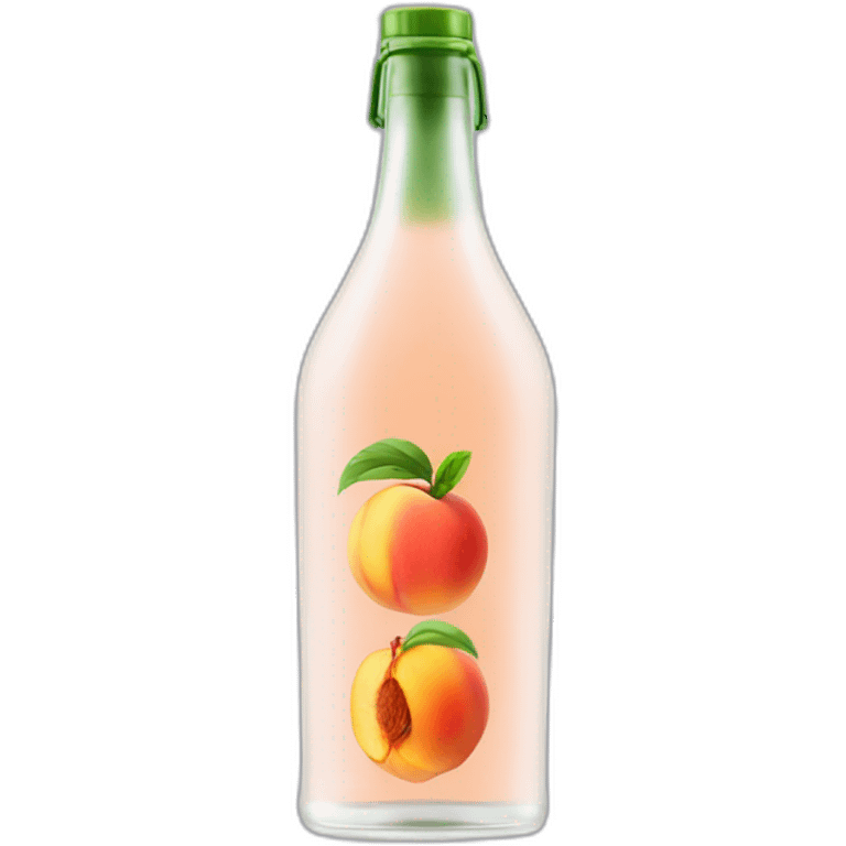 Peach soju bottle emoji