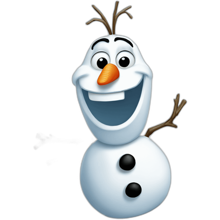 olaf frozen emoji