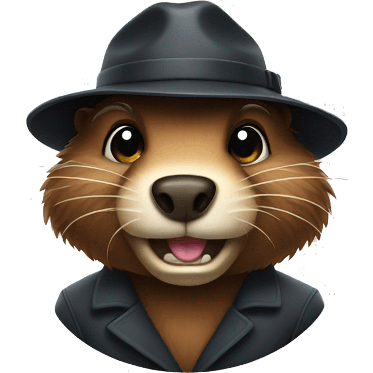 spy beaver emoji