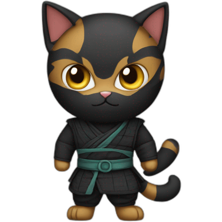 ninja cat, Waist Shot emoji