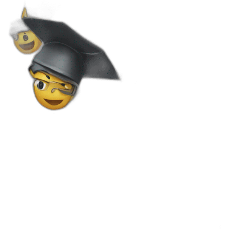 Cap university emoji