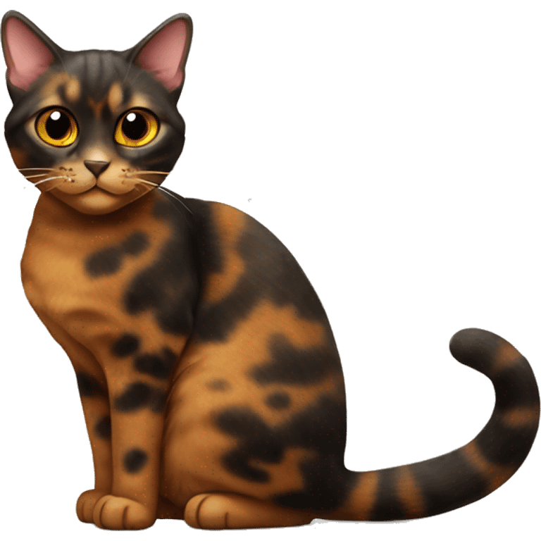 tortoiseshell cat emoji