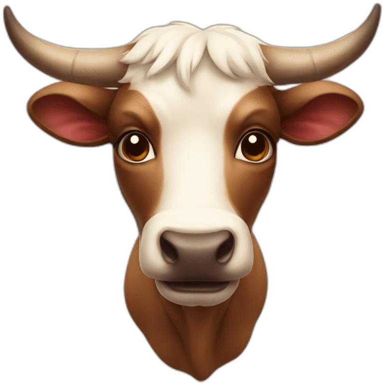 cute bull emoji