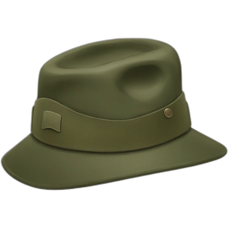 Hat military emoji