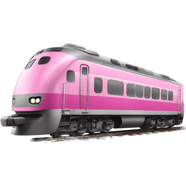 Pink train emoji