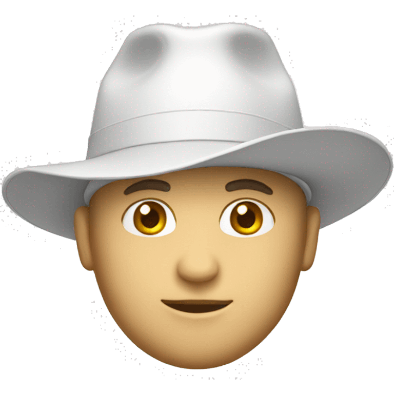 White hat emoji