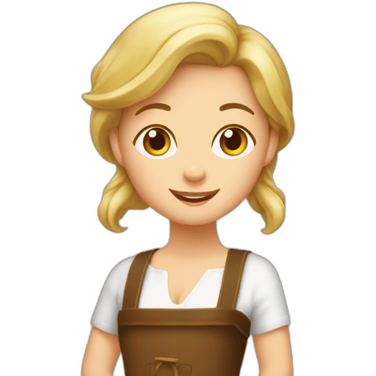 Femme ivre qui boit de la biere basque emoji