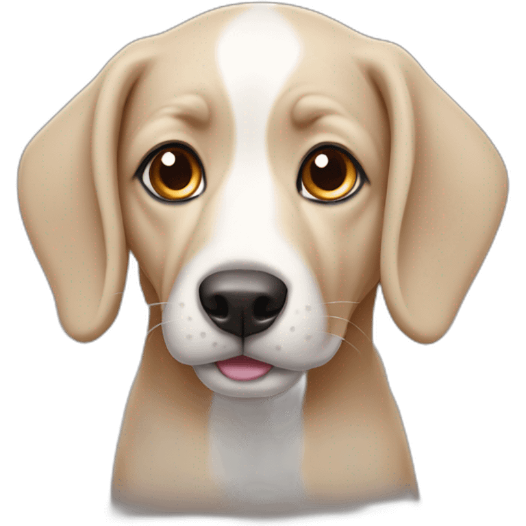 cute indian pariah dog  emoji