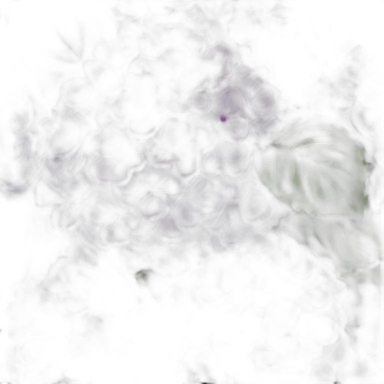 Purple hydrangeas emoji