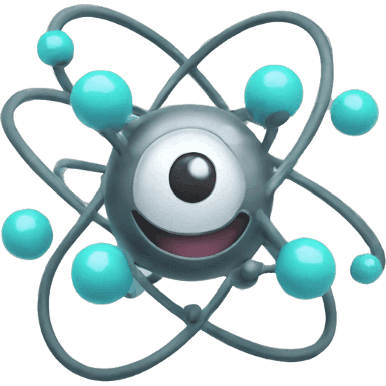 happy nuclear atom emoji