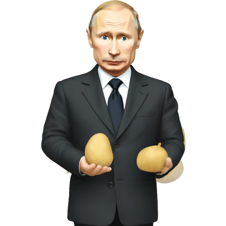 Putin with potatoes emoji