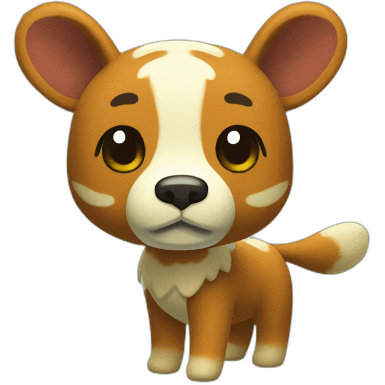 canela animal crossing emoji