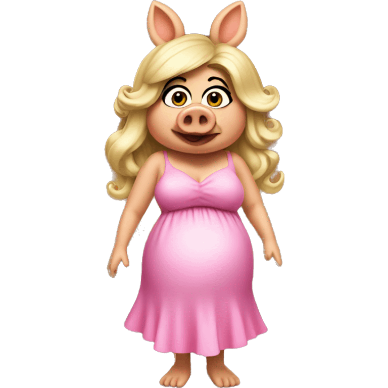 Pregnant Miss Piggy emoji