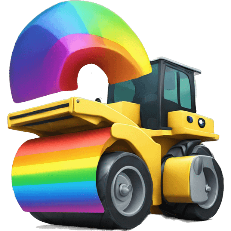 rainbow road roller emoji