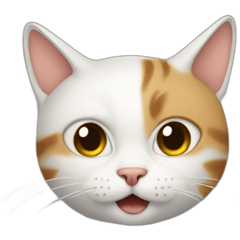 Cat-blowing head emoji