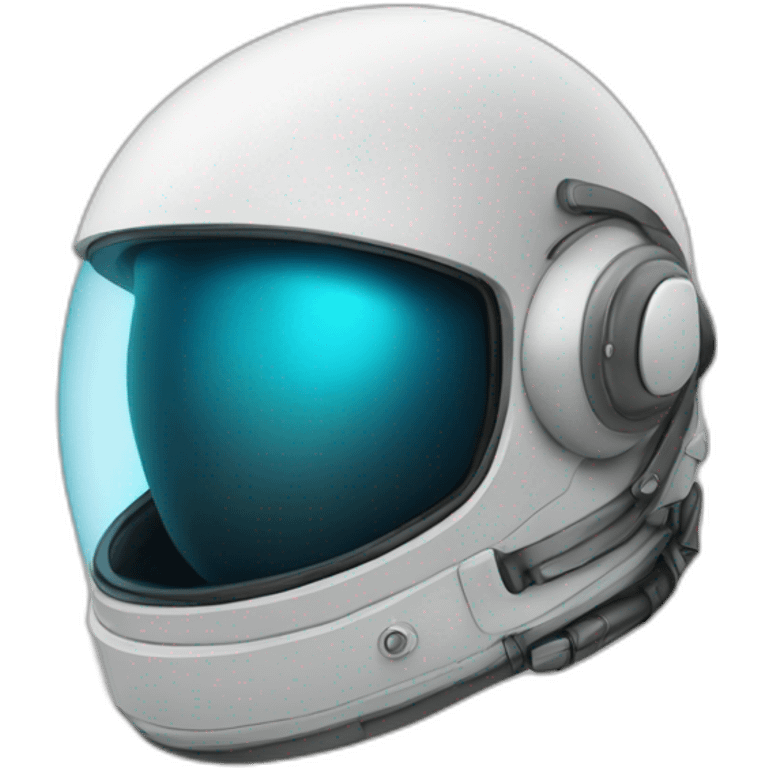 Cheval avec un casque d’astronaute  emoji